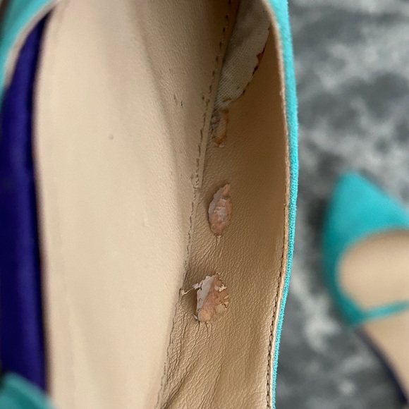 ZARA TRAFALUC turquoise flats - Picture 4 of 8